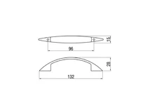 Forest BÚTORFOGANTYÚ E005-096 96 MATT KRÓM - 10007650423