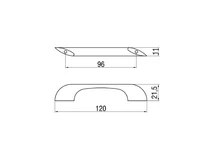 Forest BÚTORFOGANTYÚ E015-096 96 KRÓM - 10007650590