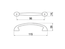 Forest BÚTORFOGANTYÚ E019-096 96 KRÓM - 10007650660