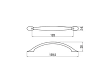 Forest BÚTORFOGANTYÚ E032-128 128 KRÓM - 10007650820