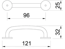 Forest BÚTORFOGANTYÚ E042-096 96 ANTIKOLT BRONZ - 10007651024