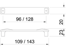 Forest BÚTORFOGANTYÚ E048-128 128 FÉNYES ANTIKOLT BRONZ - 10007651125