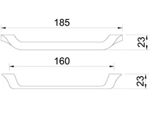 Forest BÚTORFOGANTYÚ E084-160 KRÓM - 10007652750
