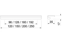Forest BÚTORFOGANTYÚ A016-128 128 ALUMÍNIUM - 10007653070