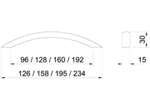 Forest BÚTORFOGANTYÚ A021-128 128 ALUMÍNIUM - 10007653210