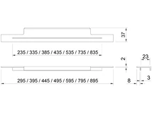 Forest BÚTORFOGANTYÚ A027-445 445 ALUMÍNIUM - 10007653423
