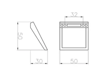 Forest BÚTORFOGANTYÚ BR-512 32MM MATT KRÓM - 10007700181