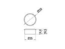 Forest BÚTORFOGANTYÚ P 273-35 TOLÓAJTÓKAGYLÓ ÁTM: 39mm KRÓM - 10007807208