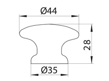 Forest BÚTORFOGANTYÚ S 87-44 GOMB TÖLGY LAKKOZOTT - 10008005900