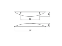 Forest BÚTORFOGANTYÚ G 955-96 96 KRÓM - 10008106000