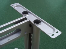 Forest IRODAI ASZTALLÁB ÁTKÖTŐELEM KÁBELCSATORNÁS 1400mm RAL9006 ALUMÍNIUM - 10010411110