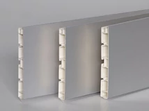 Forest LÁBAZATELEM ELŐLAP H: 100 mm L: 4 fm SZÁLCSISZOLT ALUMÍNIUM - 10010901560