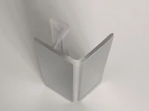 Forest LÁBAZATELEM MULTICORNER 21/19.80 H: 100 mm SZÁLCSISZOLT ALUMÍNIUM - 10010903030