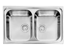 Forest CM MOSOGATÓ CRISTAL 2 MEDENCE 790x500mm ACÉL - 10012130530