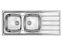 Forest CM MOSOGATÓ UNIVERSAL 2 MEDENCE+CSEPEGTETŐ 1160x500mm ACÉL - 10012130700