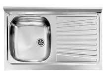 Forest CM MOSOGATÓ MONDIAL TELETETŐS 1 MEDENCE+CSEPEGTETŐ BALOS 800x500mm ACÉL - 10012130900