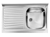 Forest CM MOSOGATÓ MONDIAL TELETETŐS 1 MEDENCE+CSEPEGTETŐ JOBBOS 800x500mm ACÉL - 10012130901