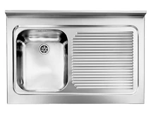 Forest CM MOSOGATÓ ROSSANA TELETETŐS 1 MEDENCE+CSEPEGTETŐ BALOS 900x600mm ACÉL - 10012130920