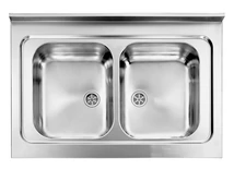 Forest CM MOSOGATÓ ROSSANA TELETETŐS 2 MEDENCE 900x600mm ACÉL - 10012130930