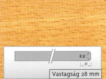 Forest MUNKALAP CHT 44 CE BÜKK 4200x600x28mm - 10012500800