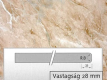 Forest MUNKALAP CHT 4854 GL BARNA MÁRVÁNY 4200x600x28mm - 10012505070