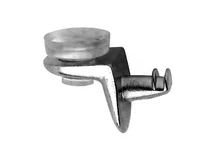 Forest POLCTARTÓ MV03 ÜVEGPOLC TARTÓ 5x22mm BRONZ - 10013600051