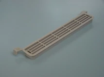 Forest SZELLŐZŐRÁCS MŰANYAG 444 NÉGYSZÖG ALAKÚ 203x35x14 mm SZÜRKE - 10014201100