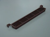 Forest SZELLŐZŐRÁCS MŰANYAG 444 NÉGYSZÖG ALAKÚ 203x35x14 mm BARNA - 10014201400