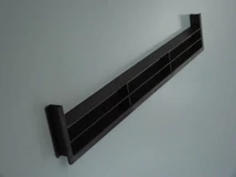 Forest SZELLŐZŐRÁCS MŰANYAG 449 LÁBAZATELEMBE ÉPITHETÖ 390x65x18 mm FEKETE - 10014202100