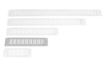 Forest SZELLŐZŐRÁCS ALUMÍNIUM 59108 80x400mm ALUMÍNIUM - 10014211110