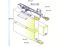 Forest TOLÓAJTÓ BÚTORLAPHOZ 100 A SZETT TEHERB: 40 kg ALUMÍNIUM - 10014600300