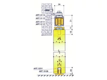 Forest TOLÓAJTÓ BÚTORLAPHOZ 100 B SZETT TEHERB: 70 kg ALUMÍNIUM - 10014600400