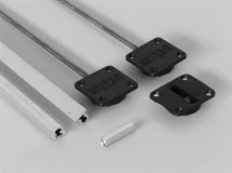 Forest TOLÓAJTÓ BÚTORLAPHOZ 0015/20 ELLENHÚZÓ VASALAT 2240MM ALUMÍNIUM - 10014603300