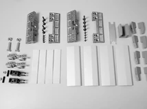 Forest TOLÓAJTÓ BÚTORLAPHOZ 100 SILENT GLASS SZETT 80 kg ALUMÍNIUM - 10014604200