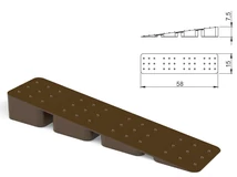 Forest MŰANYAG ÉK 156.0000.02 58x15x7,5 BARNA - 10015505400