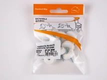 Forest PADLÓVÉDŐ CSÚSZTATÓSZEG 24mm CSAVARRAL 8db/Blister FEHÉR - 10015506110