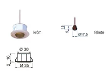 Forest VILÁGÍTÁSTECHNIKAI KIEGÉSZÍTŐ SZENZOR SIMPLY 250W, 230V KRÓM - 10015609020