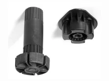 Forest MŰANYAG SZEKRÉNYLÁB 22101.001 KÉTRÉSZES ÁLLÍTHATÓ 95-125mm FEKETE - 10114100000