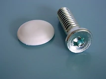 Forest MŰANYAG SZEKRÉNYLÁB CSAVAR TAKARÓSAPKÁVAL ÁTM.10 × 37 mm HORGANYZOTT-FEHÉR - 10114100199