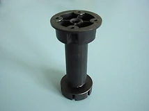 Forest MŰANYAG SZEKRÉNYLÁB 02.A120 ÁLLÍTHATÓ 120 mm FEKETE - 10114100204