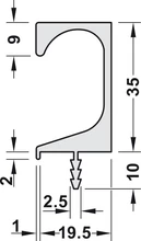 155.01.633 Fogantyú profil 
