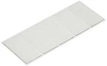 650.06.749 Csúsztatófilc 50x100mm Fehér