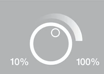833.89.135 LOOX szögletes fényerőszabályzós kapcsoló 2017