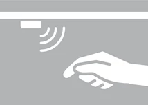 833.89.136 LOOX szögletes érintés nélküli kapcsoló 2017