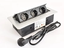 Forest IRODABÚTOR TARTOZÉKOK KONNEKTOR ELOSZTÓ MODULBOX II - 3 DB 230 V-OS DUGALJJAL ALUMÍNIUM - 10015622100