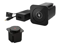 Forest VILÁGÍTÁSTECHNIKAI KIEGÉSZÍTŐ SM-637A 2xUSB/VEZETÉK NÉLKÜLI TÖLTŐÁLLOMÁS FEKETE - 10015621880