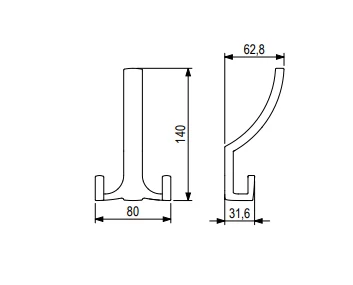 TULIP fogas Cid XL nikkel csiszolt