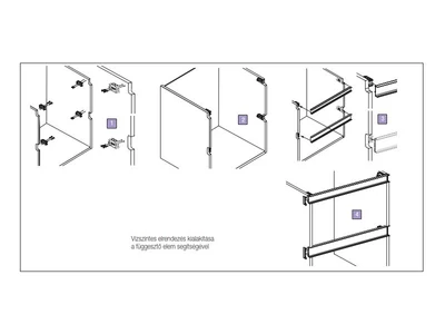 GOLA PROFILRENDSZER 80/G39.AL09 PROFIL 4200x66,4x17mm DUPLA FEKETE