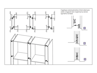 GOLA PROFILRENDSZER 80/G39.AL09 PROFIL 4200x66,4x17mm DUPLA FEKETE
