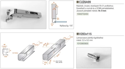 Forest BÚTORPÁNT SALICE C2Z6A99 RÁÜTŐDŐ FÉMKERETHEZ NIKKEL - 10002702450
